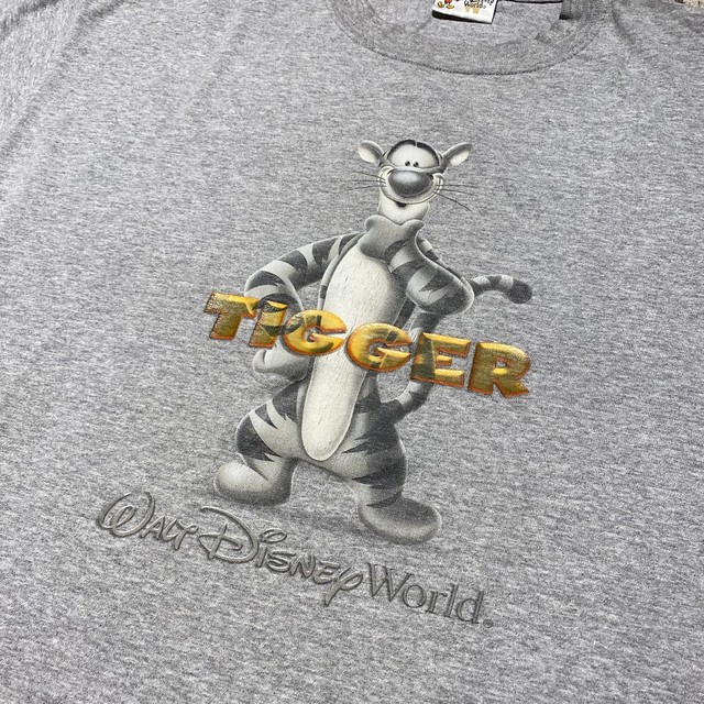 Tigger ティガー プリントtシャツ グレー Xl Slut Albatross Vintage