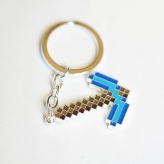 ダイヤモンドツルハシキーホルダー マインクラフト / インフォレンズ