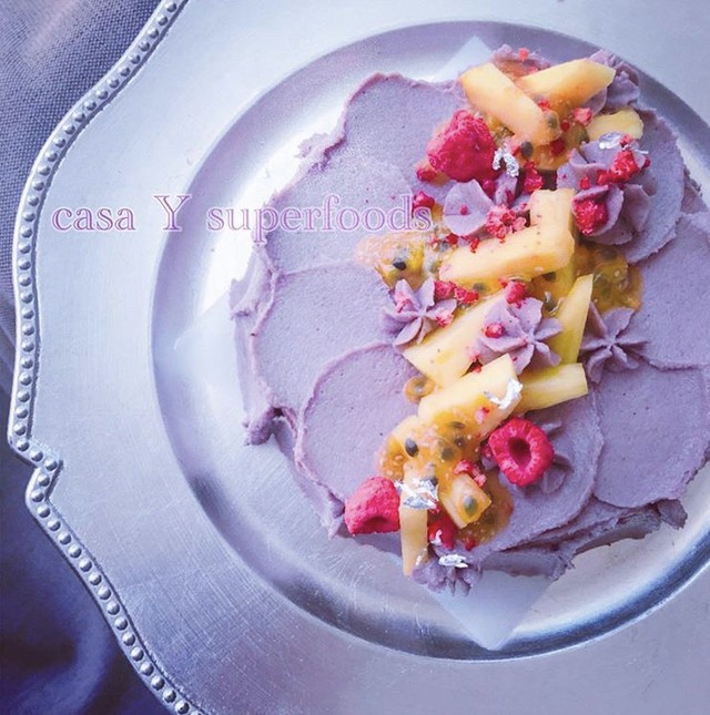 冷凍便 ローマキベリークリームの古代小麦ショートケーキ16cm Torta Alla Frutta Con La Crema Anacardi E Maquiberry 自家製酵母 古代小麦のイタリア菓子 カーザイルンガ Pasticceria Casa Y