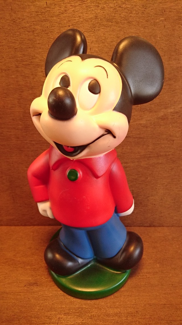 70s Play Pal Disney Mickey Mouse Club Coin Bank ミッキーマウス ビンテージ コインバンク Beach Side Vintage