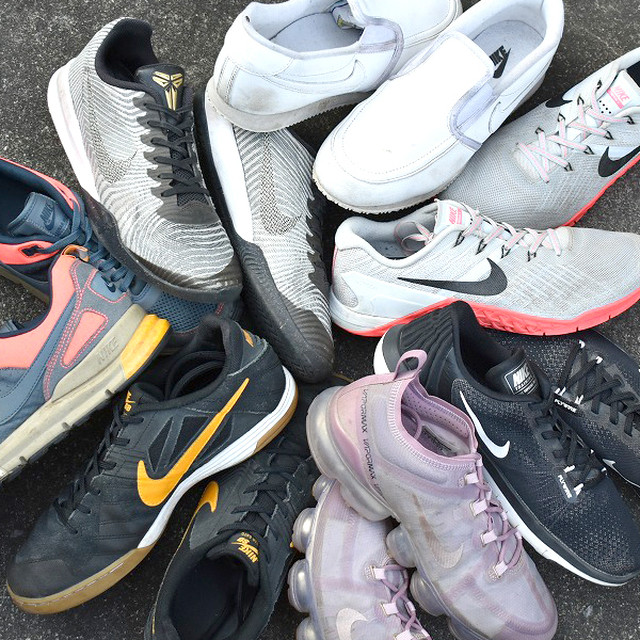 1点物 ナイキnikeフレックスシュプリーム黒フィットネスシューズ古着レディース27メンズok90sストリート スポーツmixスニーカー軽量 古着屋カチカチ