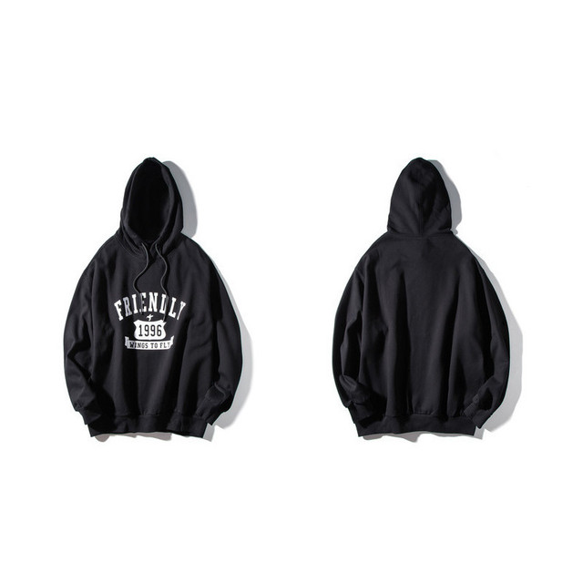 アメカジ定番アイテム スポーツミックスコーデにオススメのプルオーバー メンズ ロゴ パーカー ブラックセレクトショップblack Dyed