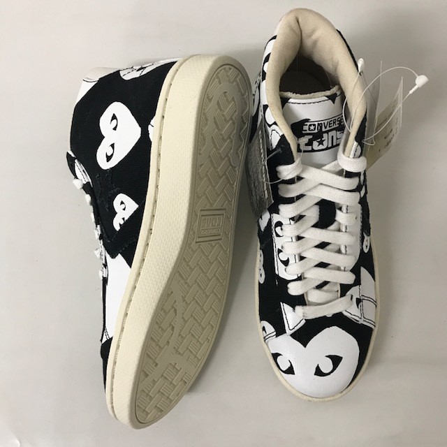 Converse Play Comme Des Garcons ハイカットスニーカー コンバース ギャルソン Play ハイカットスニーカー 白黒 c Usa直輸入専門店