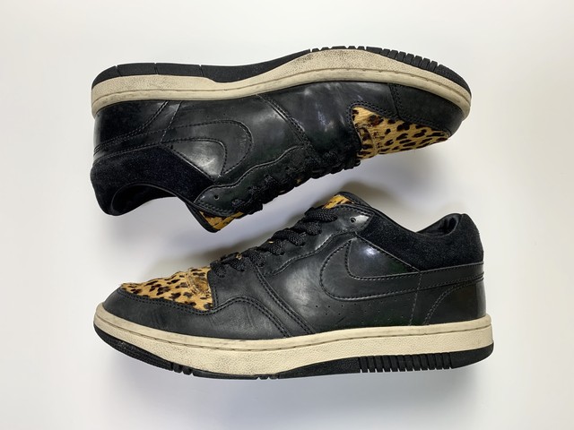 06年 Nike Court Force ナイキ コートフォース プレミアム ビーストパック アニマル ハラコ レオパード柄 9 1 2 Sunnyheart