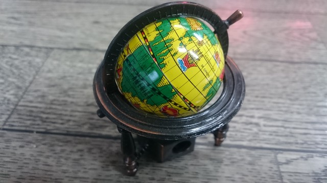 ミニチュア地球儀シャープナー 古道具るりいろ商店