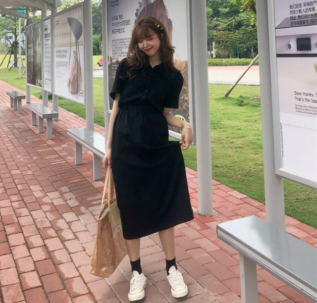 休日コーデ シャツワンピ風 セットアップ シンプル 無地 半袖シャツ ロングスカート セットアップ レディース 春新作セットアップ セットアップ 春 セットアップ 夏 上下セット リラックスコーデ カジュアル きれいめ 通勤 通学 デイリー 韓国 オルチャン 韓国
