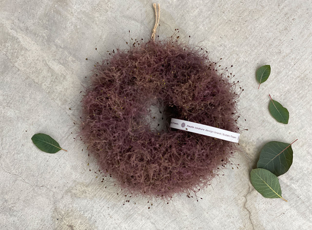 SMOKE TREE WREATH スモークツリーリース02【Small】