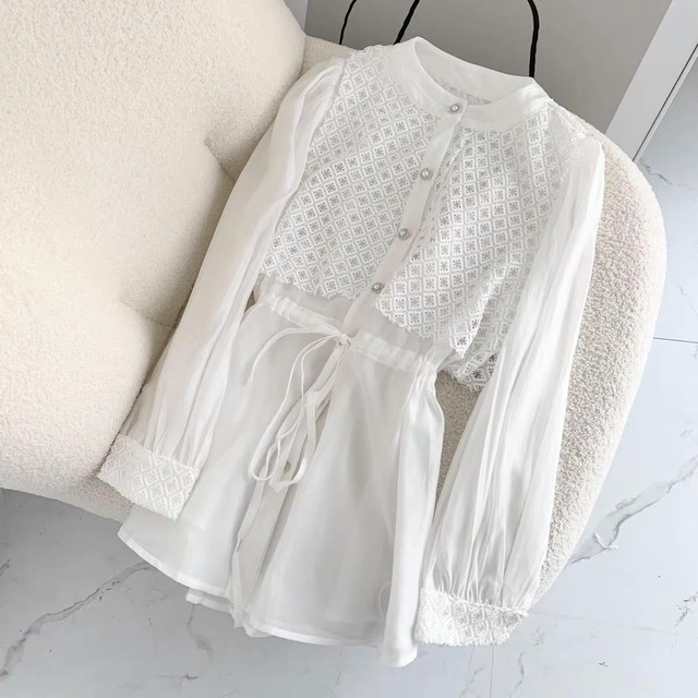 see-through collar set up