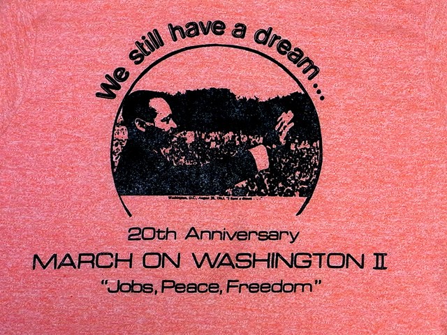 古着 ワシントン大行進周年記念tシャツ マーティン ルーサー キング ジュニア 本屋ブルッックリン本店