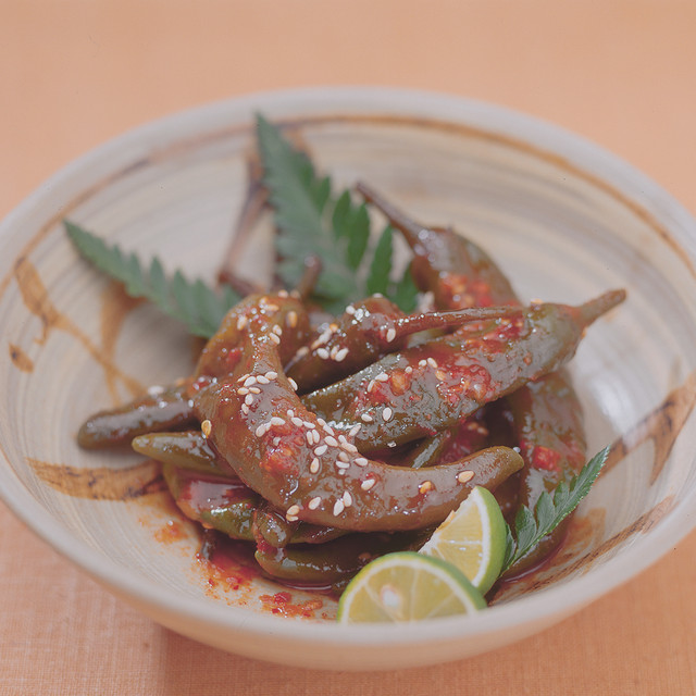 青唐辛子ヤンニョム漬け(100g)