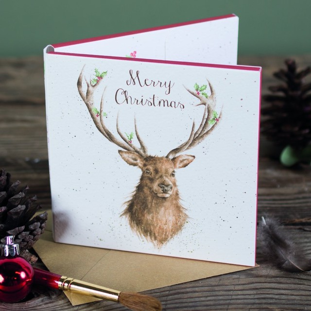 Xb015 クリスマスカード セット うさぎ Wrendale レンデル