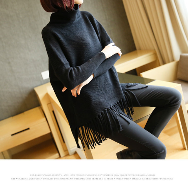 冬新作 フリンジニットのポンチョ風ニットトップス レディース ファッション トップス グレー ポンチョ風 アクリル 秋 冬 ニット 体型カバー 着痩せ 30代 40代 50代 K0904 Shopmall To You