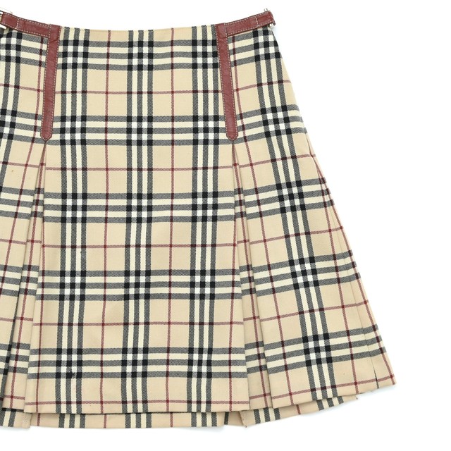BURBERRY BLUE LABEL Nova check mini skirt