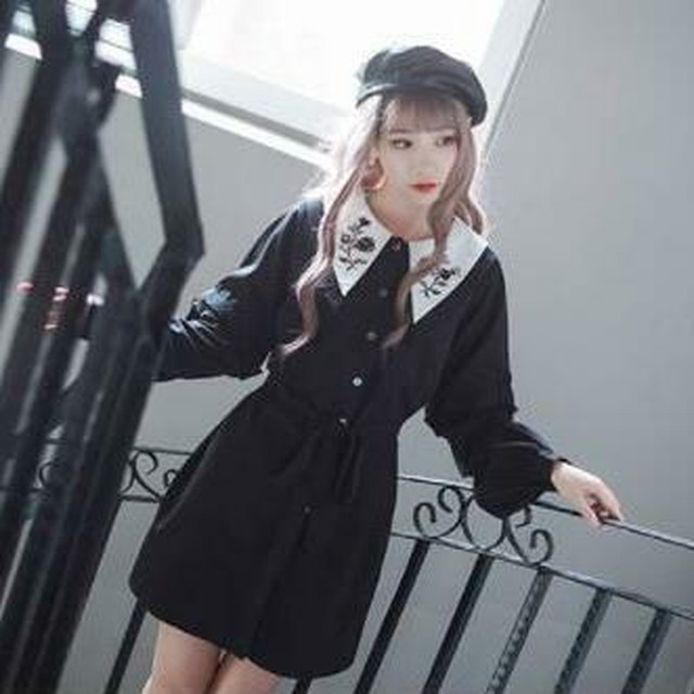 残りわずか 在庫限り超価格 ゴスロリ ワンピ 2way 長袖 半袖 黒ゴス Jk制服 ロリータ 病み可愛い ストリート系 ゴシック 原宿系 10代 代 在庫限り Teammedellin Co