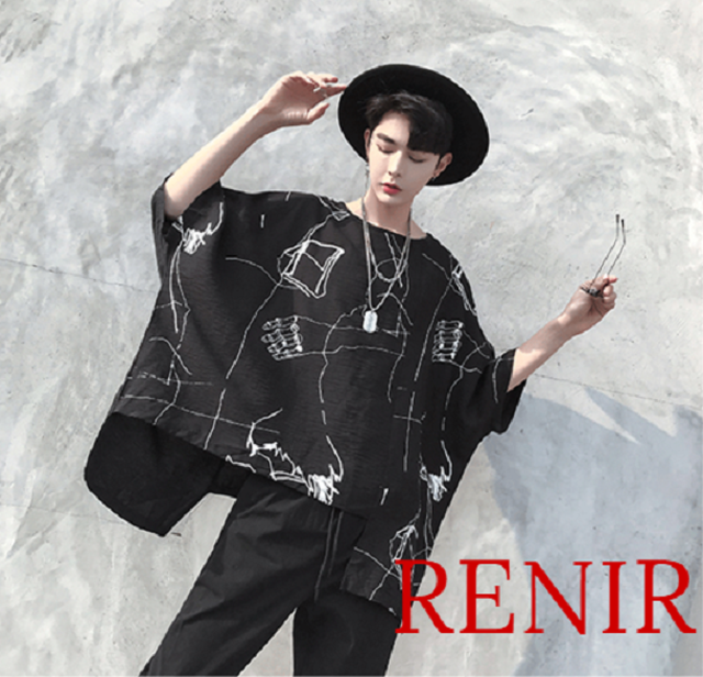 Renir レニール シャツ メンズ トップス モード系 夏服 新品 Renir レニール メンズファッション レディースファッション