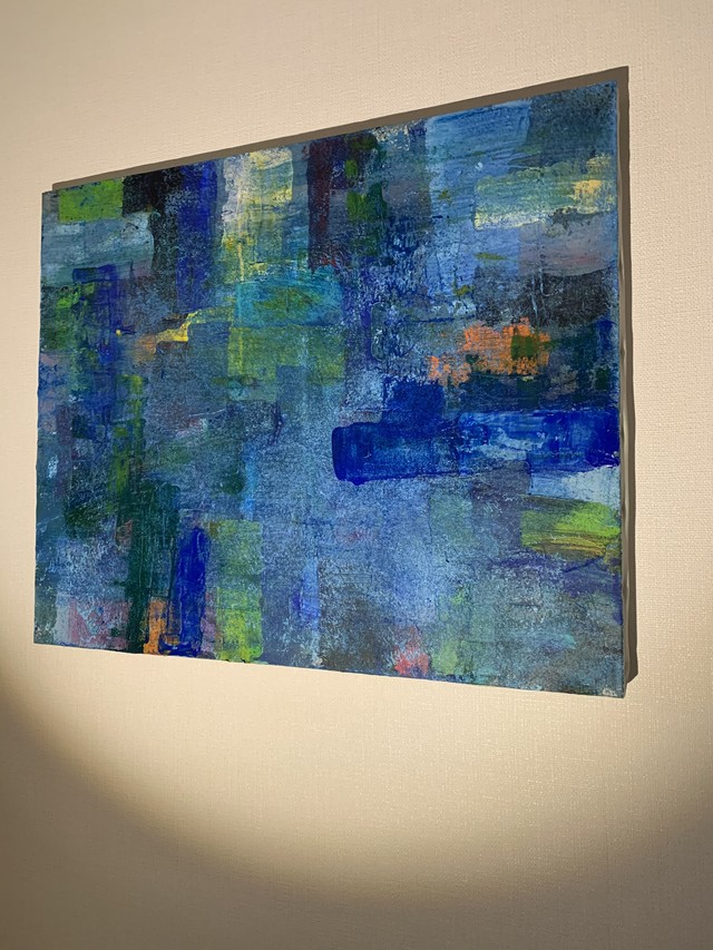 No 012 F12 606 500mm アートパネル原画 アクリル絵具 Kabenokazariya