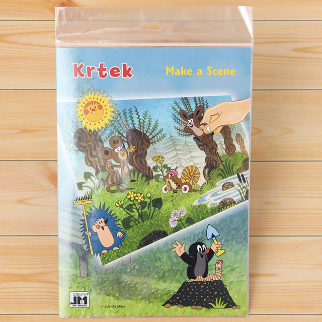 チェコ チェコのキャラクター Krtek クルテク Make A Scene ステッカーセット 雑貨トリコ