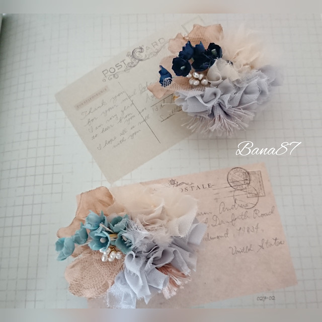 すずらんブローチ Bana87