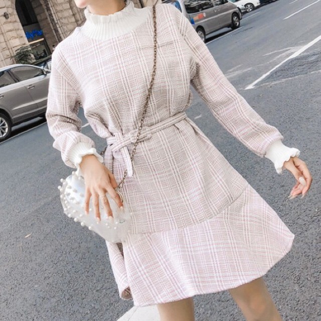 ベルト付き ガーリーフリル チェックワンピース 量産型 地雷 Princesshyatt プリンセスハイアット 圧倒的なヒロインになれる量産型 地雷系ファッション専門店