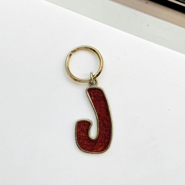 ヴィンテージ Key Chain イニシャル J Milo Antiques Vintage