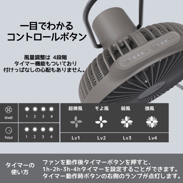 Claymore クレイモア サーキュレーター 扇風機 ファン アウトドア キャンプ Ncolor