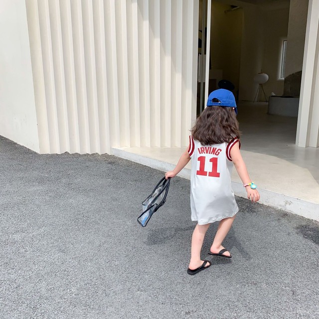 女の子 Tシャツ ワンピース スポーツ 可愛い 夏 90ー140cm Dyh海外子供用品