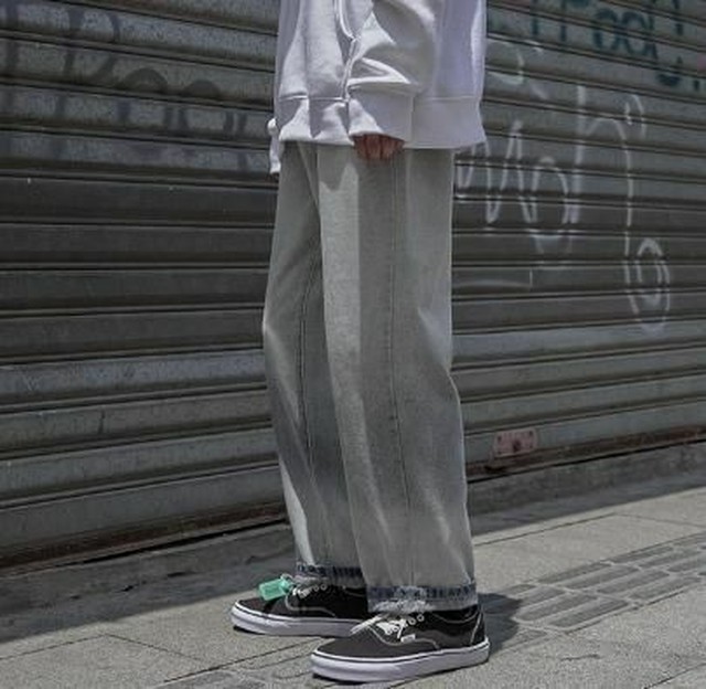 メンズ デニム ジーンズ ジーパン ワイド ストレート パンツ送料無料 Jb 1