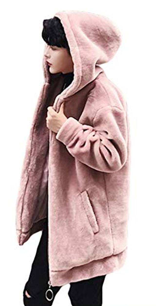 Jpcs Bestmoodファーコート メンズ フード付き ボア ジャケット ふわふわ あったか アウター ストリート系防寒 アウター 黒 ピンク Az Japan Classic Store