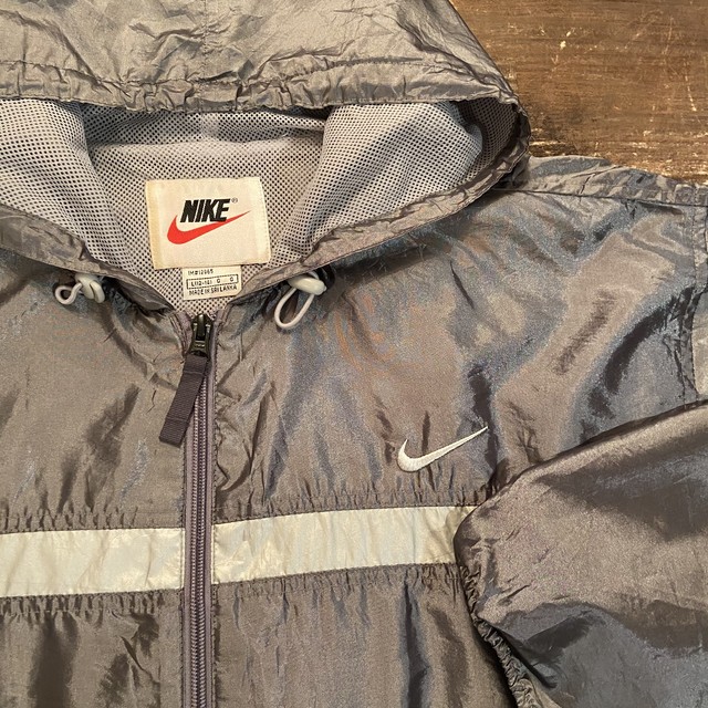 90s Nike ナイロンジャケット L シルバー ナイキ 90年代 Used Clothing Creep 古着屋 藤沢 湘南 江ノ島 江の島 鎌倉
