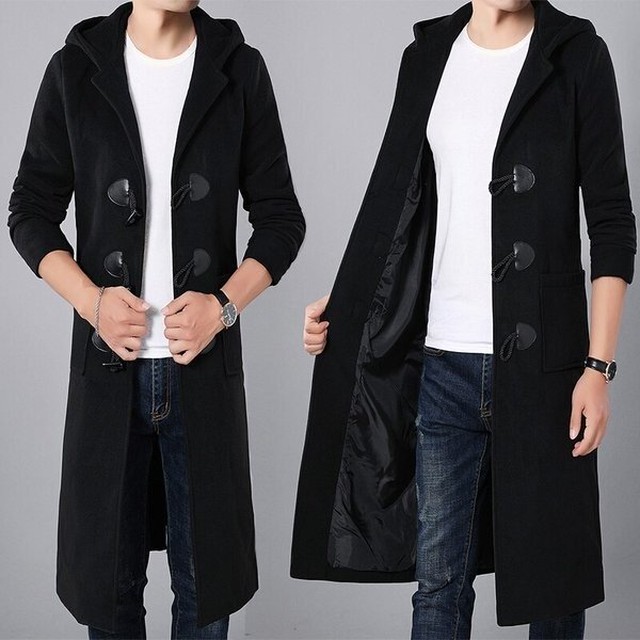 ダッフルコート メンズ メルトン フード付き 厚手 アウター コート ビジネス カジュアル 3879 Lagy 韓国ファッション レディース メンズ 通販のお店