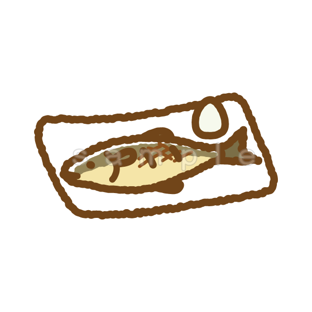 焼き魚 D012 Png イラストショップくま 商用利用okのかわいいイラストのフリー素材がたくさん