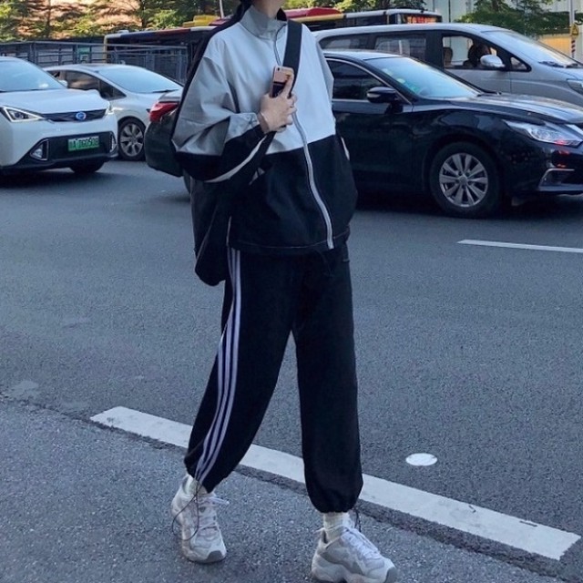 新作 韓国 ファッションストリートスポーツルーズジャージ 4色 100 本物保証 Studenjoy Com