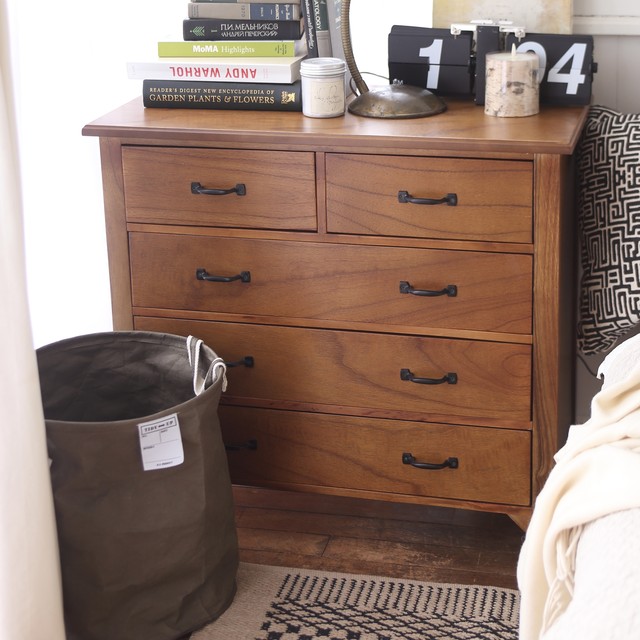 Mindy Wood Chest 800 / 北欧アンティークスタイル 木製チェスト 80cm