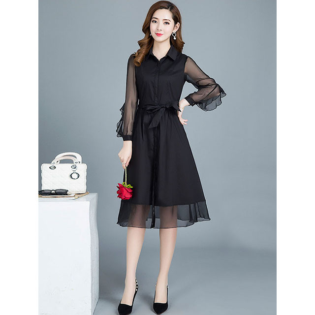 レトロ ワンピース ミモレ ミモレ丈 ワンピース ワンピース ミモレ 丈 結婚式 ロングワンピース ワンピース ロング冬 T004 Haln0440 胡蝶の夢 レトロ店