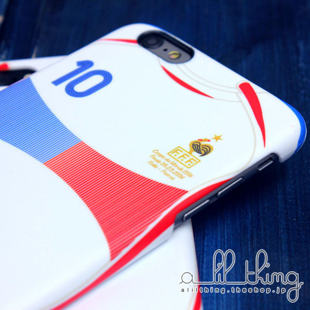 Wc06 フランス ドイツw杯 ワールドカップ 復刻ユニフォーム ジネディーヌジダン ティエリアンリ サイン入り Iphonexr Iphone8 ケース Alilthing