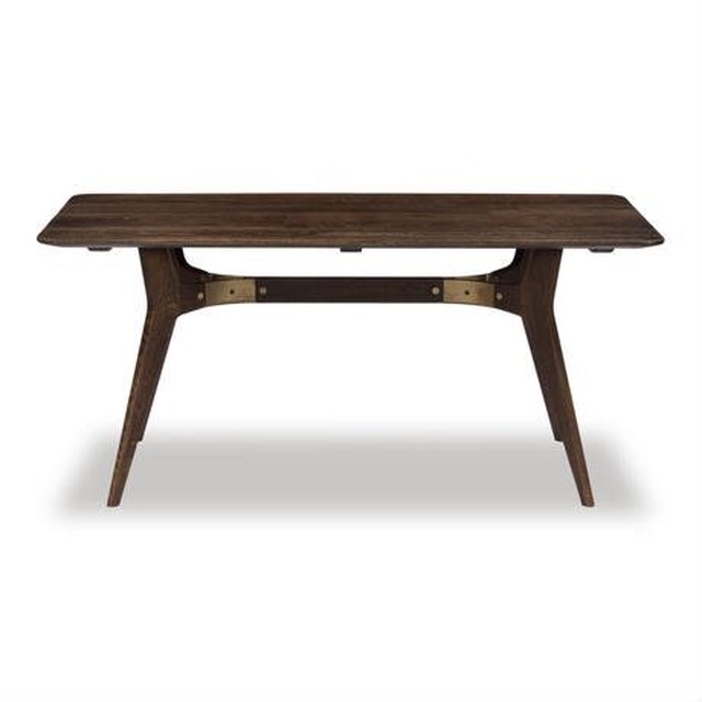 SQUARE ROOTS-KIRI DINING TABLE /SEARED OAK BRONZE