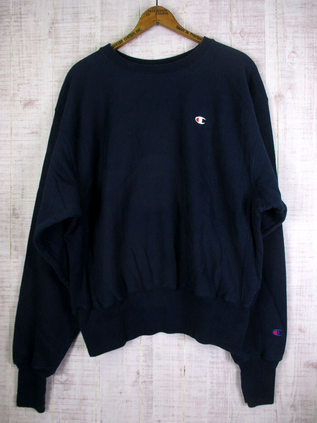 Champion チャンピオン リバースウィーブ スウェットシャツ ネイビー M Boogie S