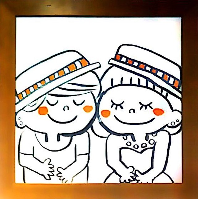 オーダーイラスト 色紙サイズ シンプル仕上げ Iam Maimai Sshop