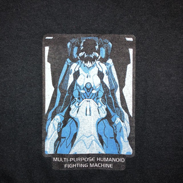 90 S オールドコスパ エヴァ シンジ君tシャツ Bodies