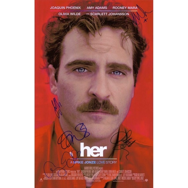 Her ハー 世界でひとつの彼女 5名直筆サイン入りミニポスター Searchlight