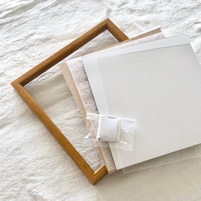 額縁 フレーム 正方形 cm 角 木製 Atelier Three