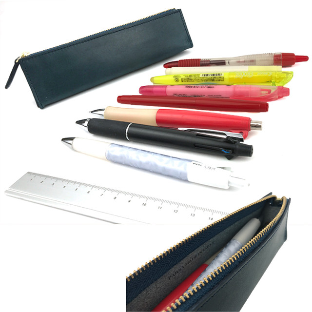 栃木レザー 三角 ペンケース メンズ レディース ペア カップル 本革 レザー 日本製 Brotherhood