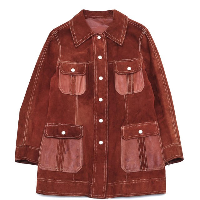 Vintage reversible leather jacket