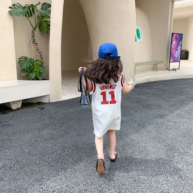 女の子 Tシャツ ワンピース スポーツ 可愛い 夏 90ー140cm Dyh海外子供用品