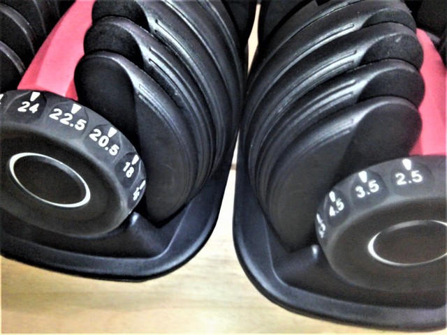 可変式ダンベル アジャスタブルダンベル 24kg 2個セット お持ち帰り限定商品 中古ダンベル ダンベル商店