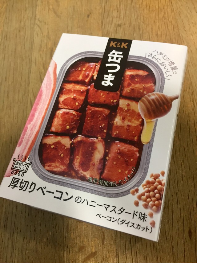 国分 K K 缶つまレストラン 厚切りベーコンのハニーマスタード味 105g Kitanosaketen
