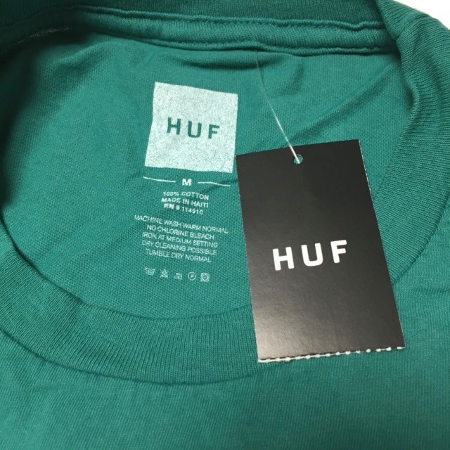 Huf Essentials Box Logo T Shirt Deep Jungle ハフ エッセンシャルズ ボックスロゴ Tシャツ ディープジャングル Pretzels Skateboard And Culture