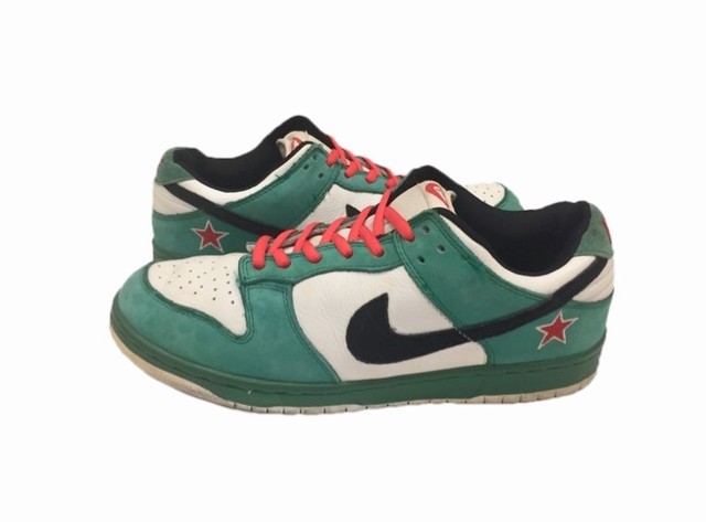 Nike Sb Dunk Low Pro Sb Heineken 302 Black Box Store