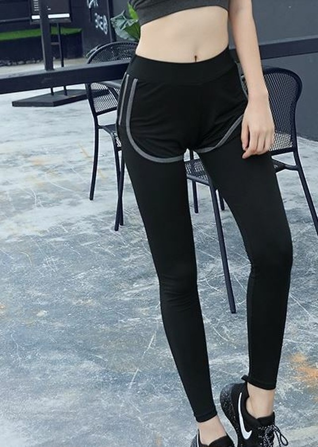 ラインが可愛い レギンス付きショートパンツ レディースボトムス スポーツ ランニング フィットネス ヨガ エクササイズ Haruharu6 ラインが可愛い レギンス付きショートパンツ レディースボトムス スポーツ ランニング フィットネス ヨガ エクササイズ Haruharu6