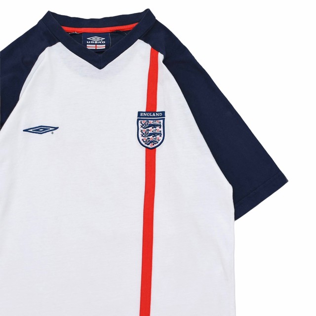 00's UMBRO England logo embroidery T-shirt